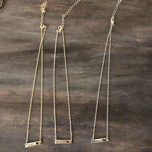 Best Friends Forever necklace set.